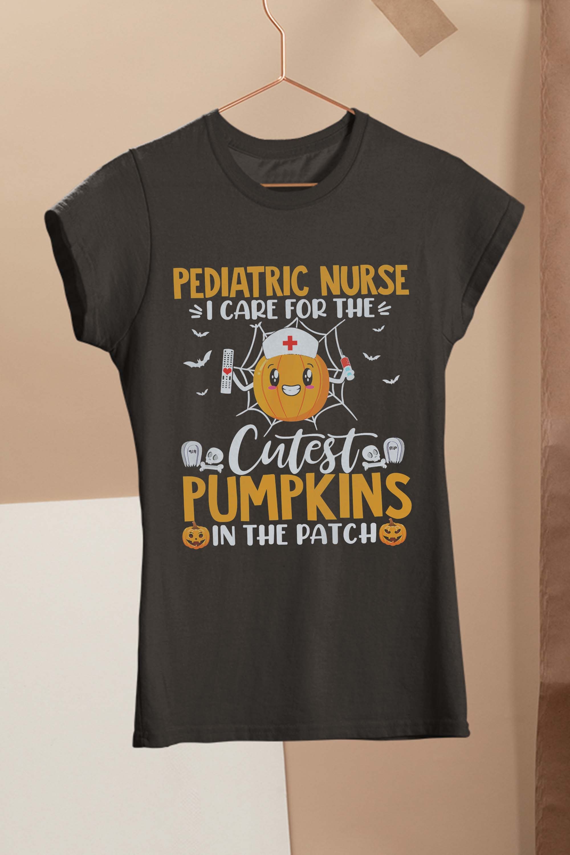 Pediatric Nurse Halloween Party Costume Nurse Squad Gifts T-Shirt