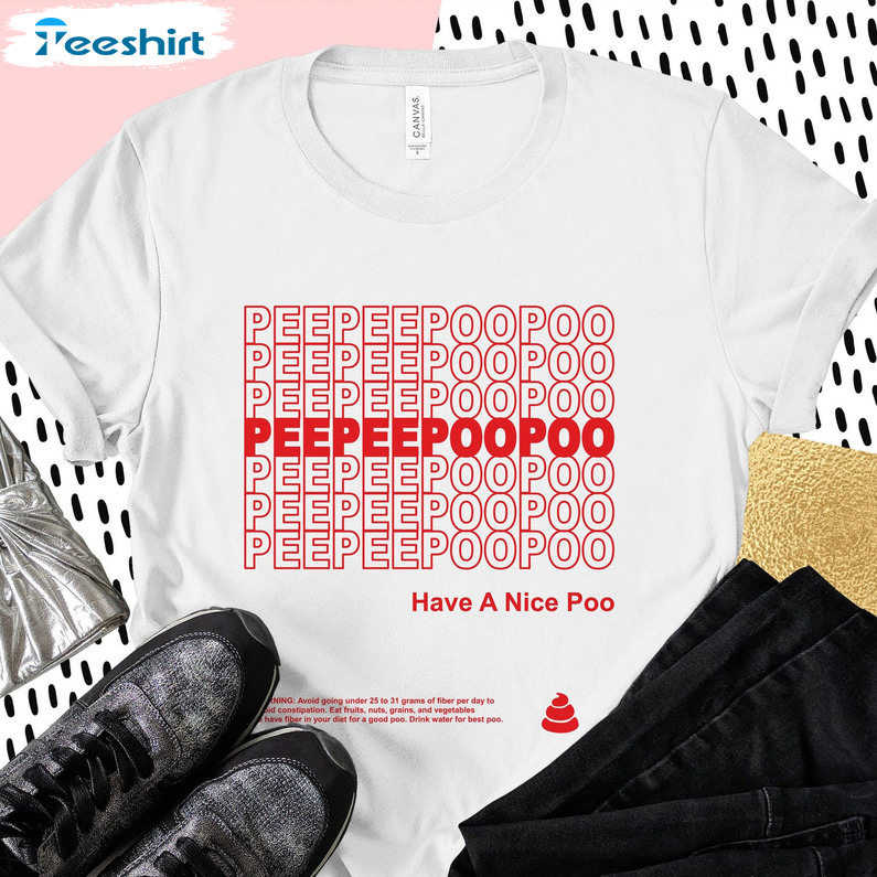 Peepeepoopoo Have A Nice Poo Shirt, Funny Christmas Short Sleeve Crewneck