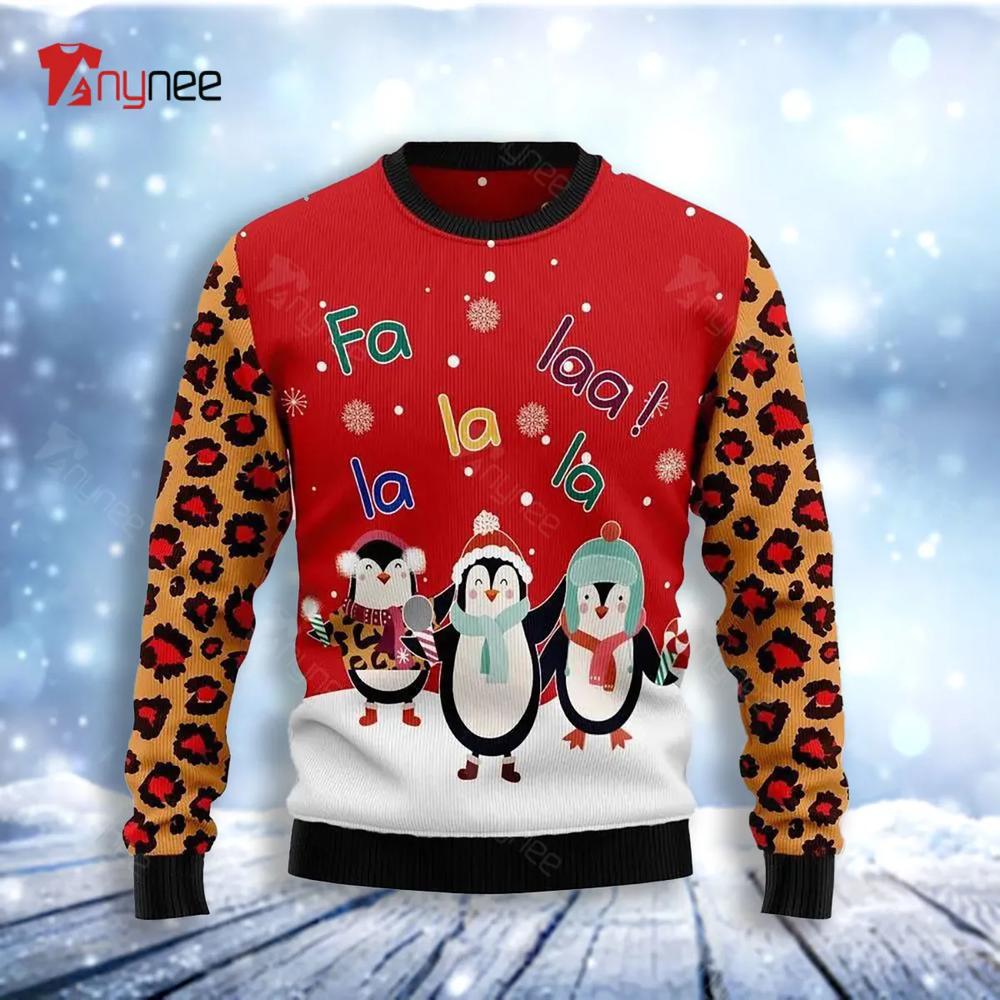 Penguin Christmas Song Ugly Christmas Sweater- Best Christmas Gifts 2023