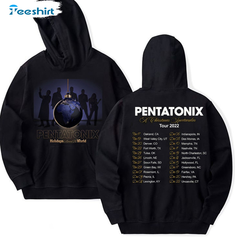 Pentatonix Christmas Shirt, Spectacular Tour Crewneck Unisex Hoodie