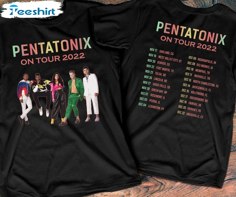 Pentatonix On Tour 2022 Shirt, Christmas Spectacular Tour 2022 Unisex T-shirt Sweater