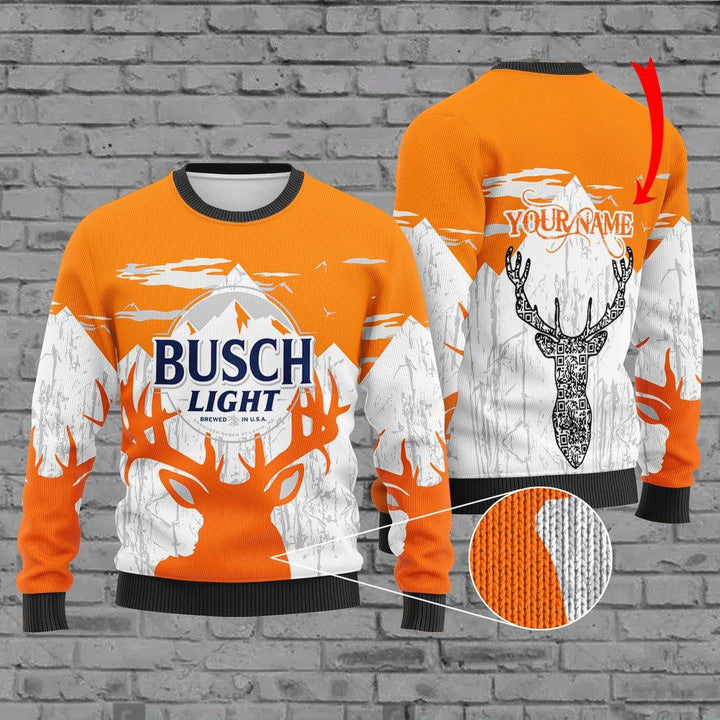 Personalized Busch Light Christmas Sweater- Best Christmas Gifts 2023