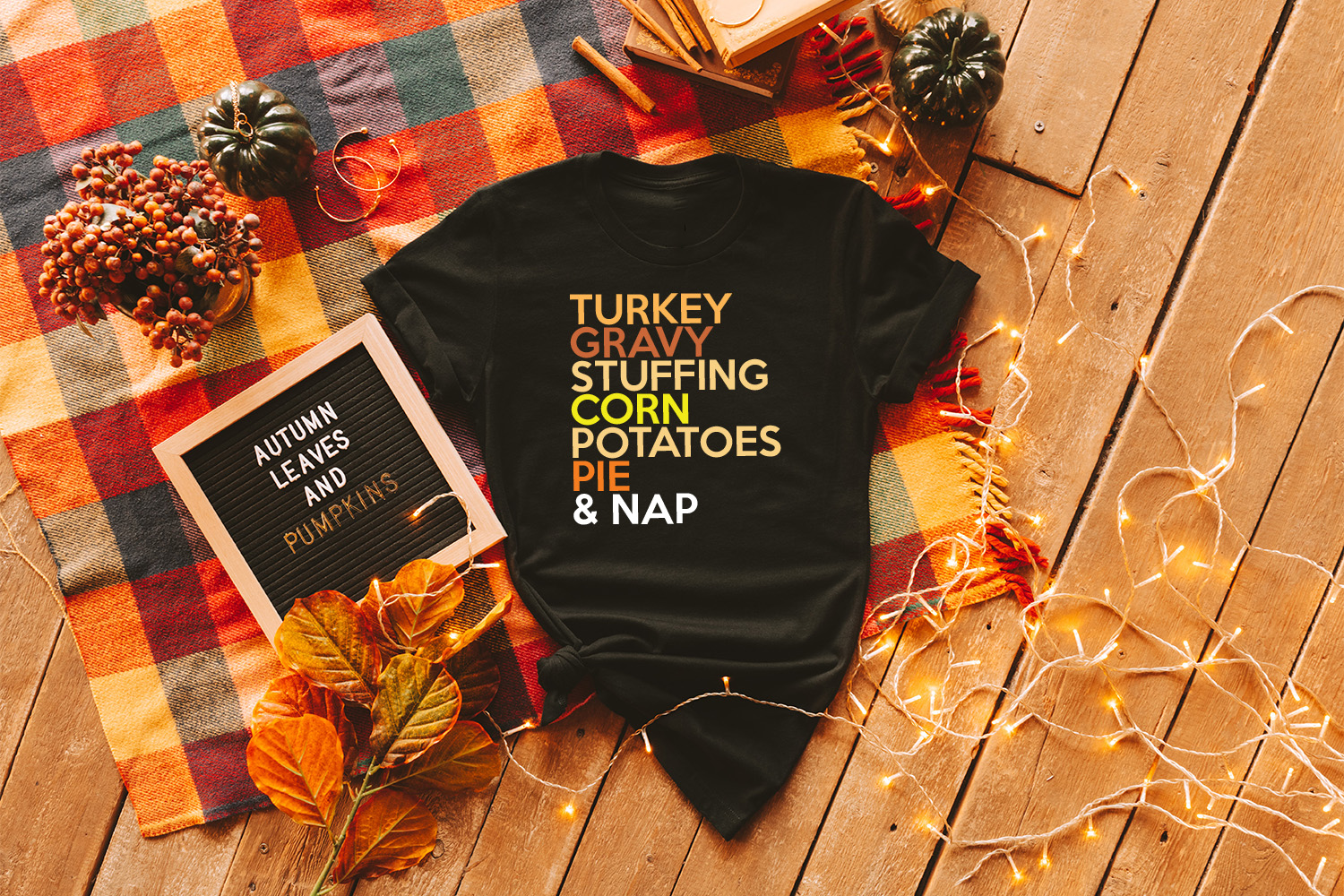 Personalized Thanksgiving Food Shirts For All Foodies