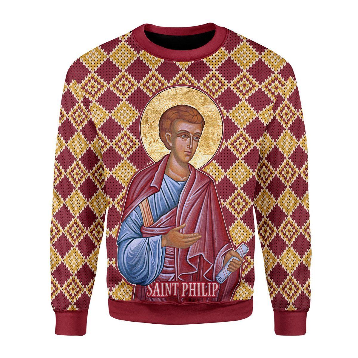 Philip The Apostle Ugly Christmas Sweater | For Men & Women | Adult | US3640- Best Christmas Gifts 2023