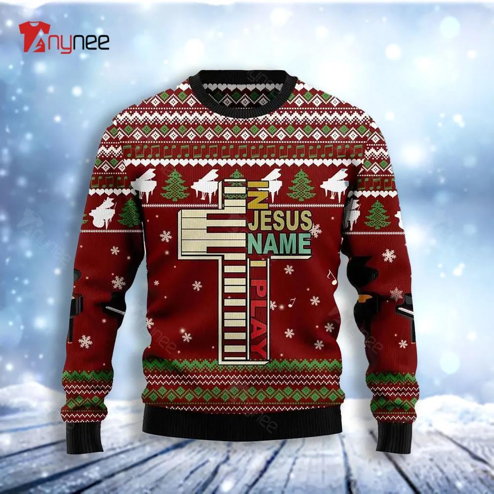 Piano I Play Ugly Christmas Sweater- Best Christmas Gifts 2023