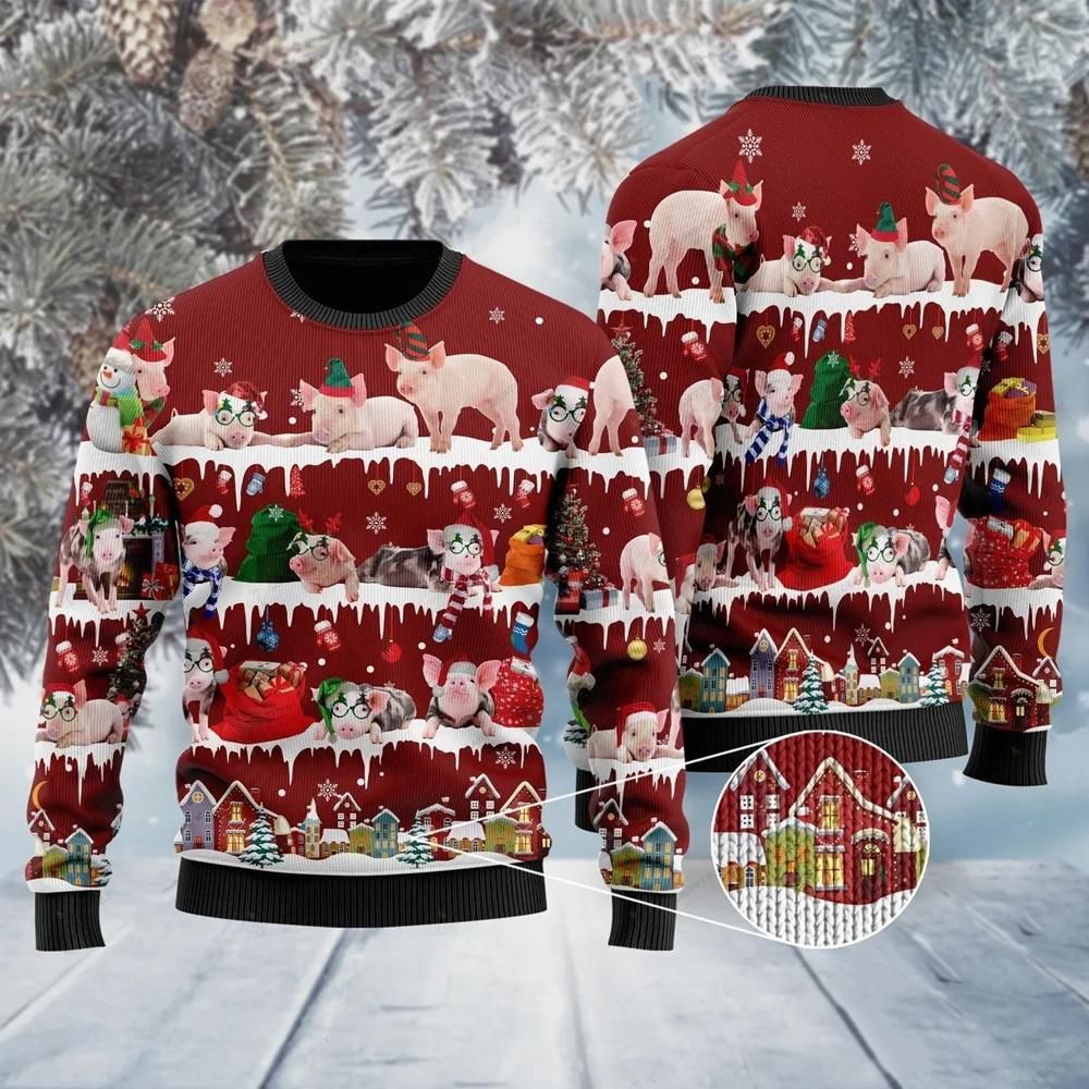 Pig Ugly Christmas Sweater | For Men & Women | Adult | US1051- Best Christmas Gifts 2023