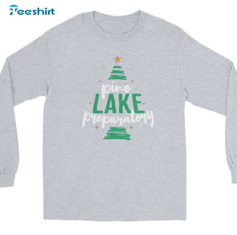 Pine Lake Preparatory Christmas Shirt, Vintage Xmas Tree Crewneck Unisex T-shirt