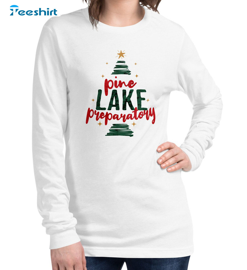 Pine Lake Preparatory Shirt, Christmas Tree Unisex Hoodie Crewneck