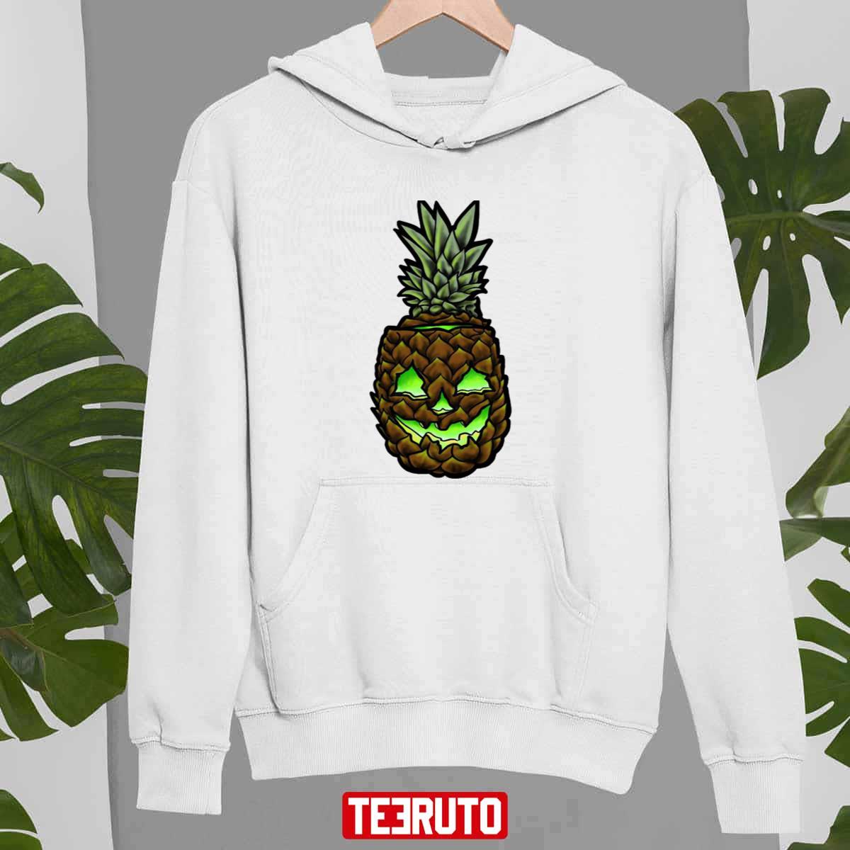 Pineapple Jackolantern Hawaiian Halloween Unisex Sweatshirt