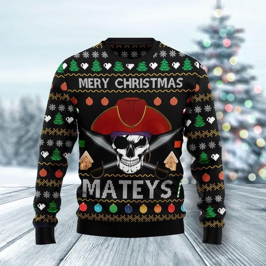 Pirate Skull Ugly Christmas Sweater | For Men & Women | Adult | US1725- Best Christmas Gifts 2023