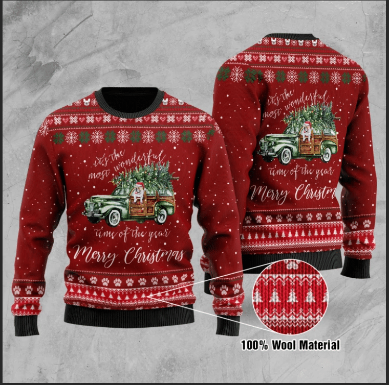 Pitbull – It’s The Most Wonderful Time Ugly Christmas Sweater | For Men & Women | Adult | US1668- Best Christmas Gifts 2023