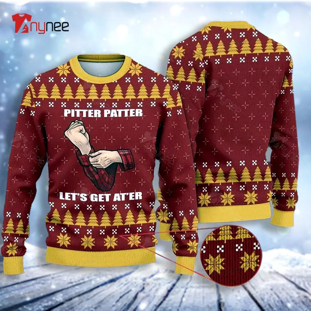 Pitter Patter Letterkenny Christmas Letterkenny Letterkenny Ugly Christmas Sweater- Best Christmas Gifts 2023