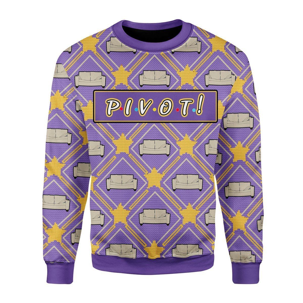 Pivot Ugly Christmas Sweater | For Men & Women | Adult | US3452- Best Christmas Gifts 2023