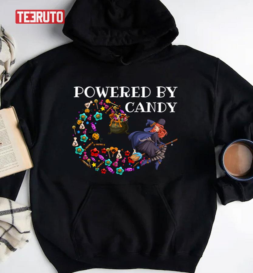 Powered By Candy Witch Candy Halloween Unisex T-Shirt