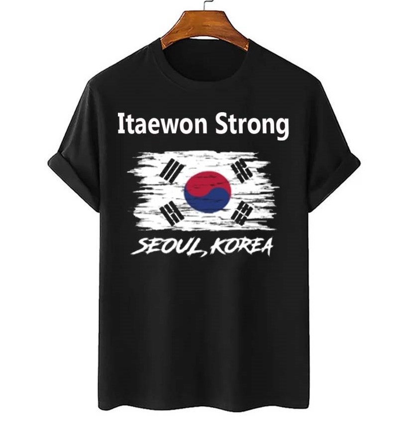 Pray For Korea Itaewon Strong Horror Halloween 2022 Unisex T-Shirt