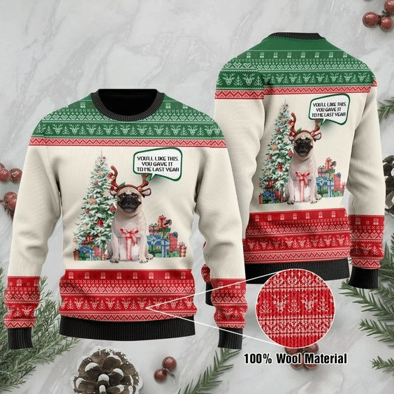 Pug Lovers Ugly Christmas Sweater | For Men & Women | Adult | US1875- Best Christmas Gifts 2023