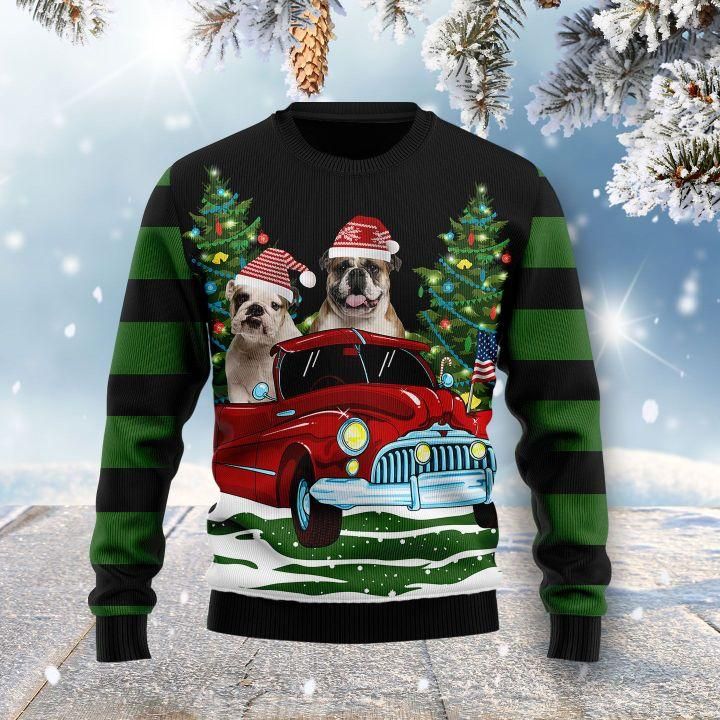 Pulldog Ugly Christmas Sweater | For Men & Women | Adult | US1788- Best Christmas Gifts 2023