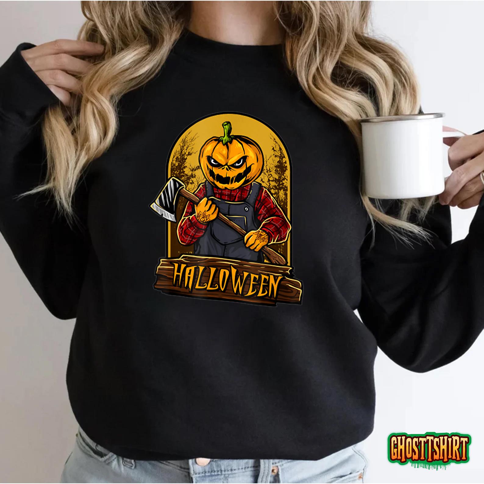 Pumpkin Happy Halloween 2022 Funny Pumpkins Men Women Kids T-Shirt