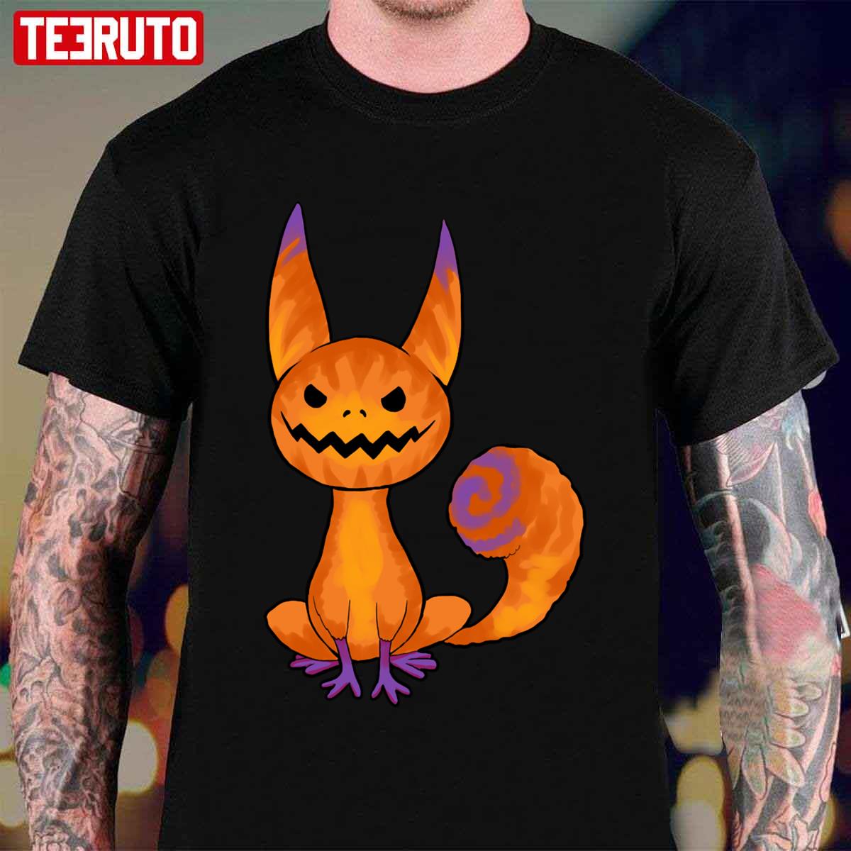 Pumpkin Lothcat Halloween Unisex T-Shirt