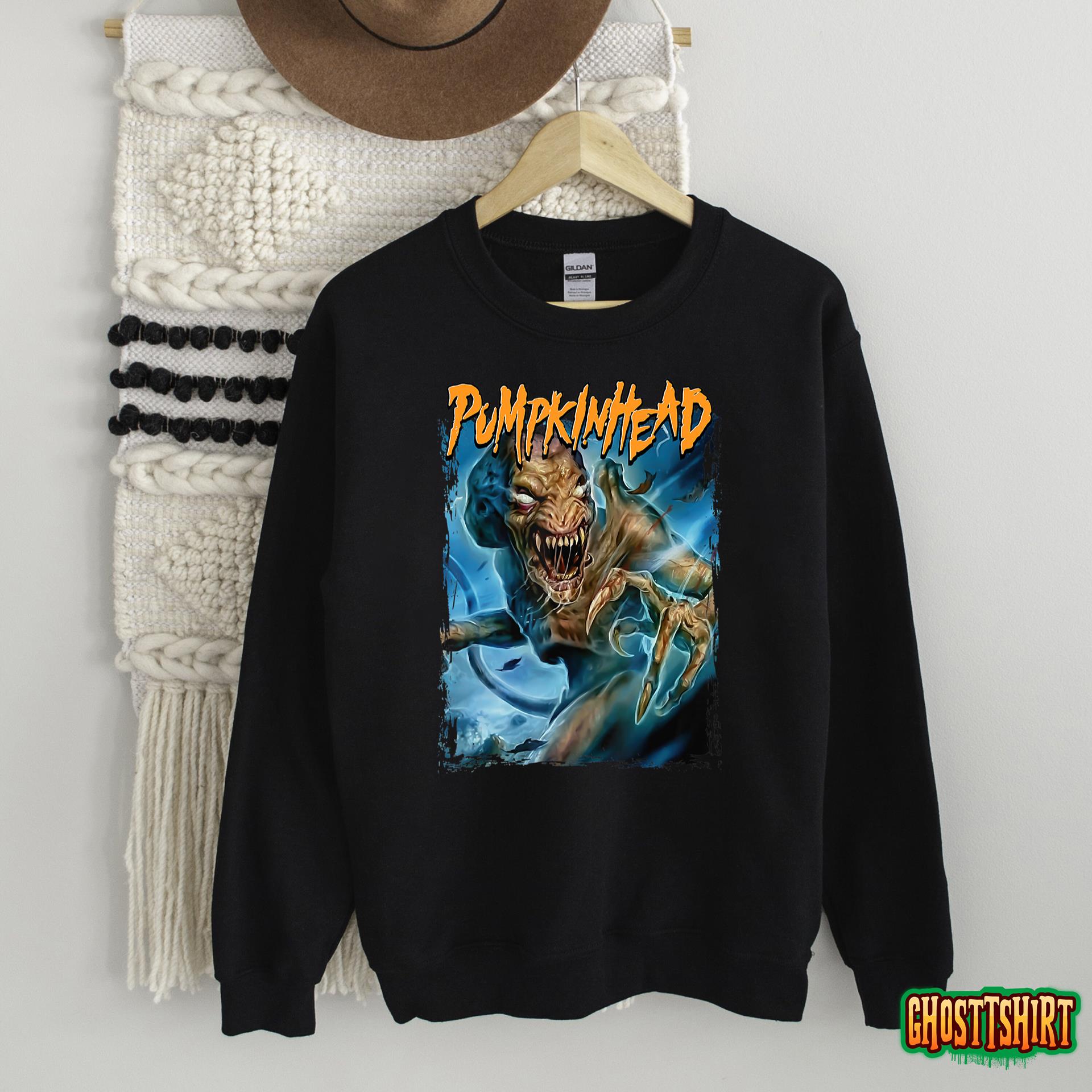 PUMPKINHEADS Retro Art Halloween For Men Women Sweatshirt