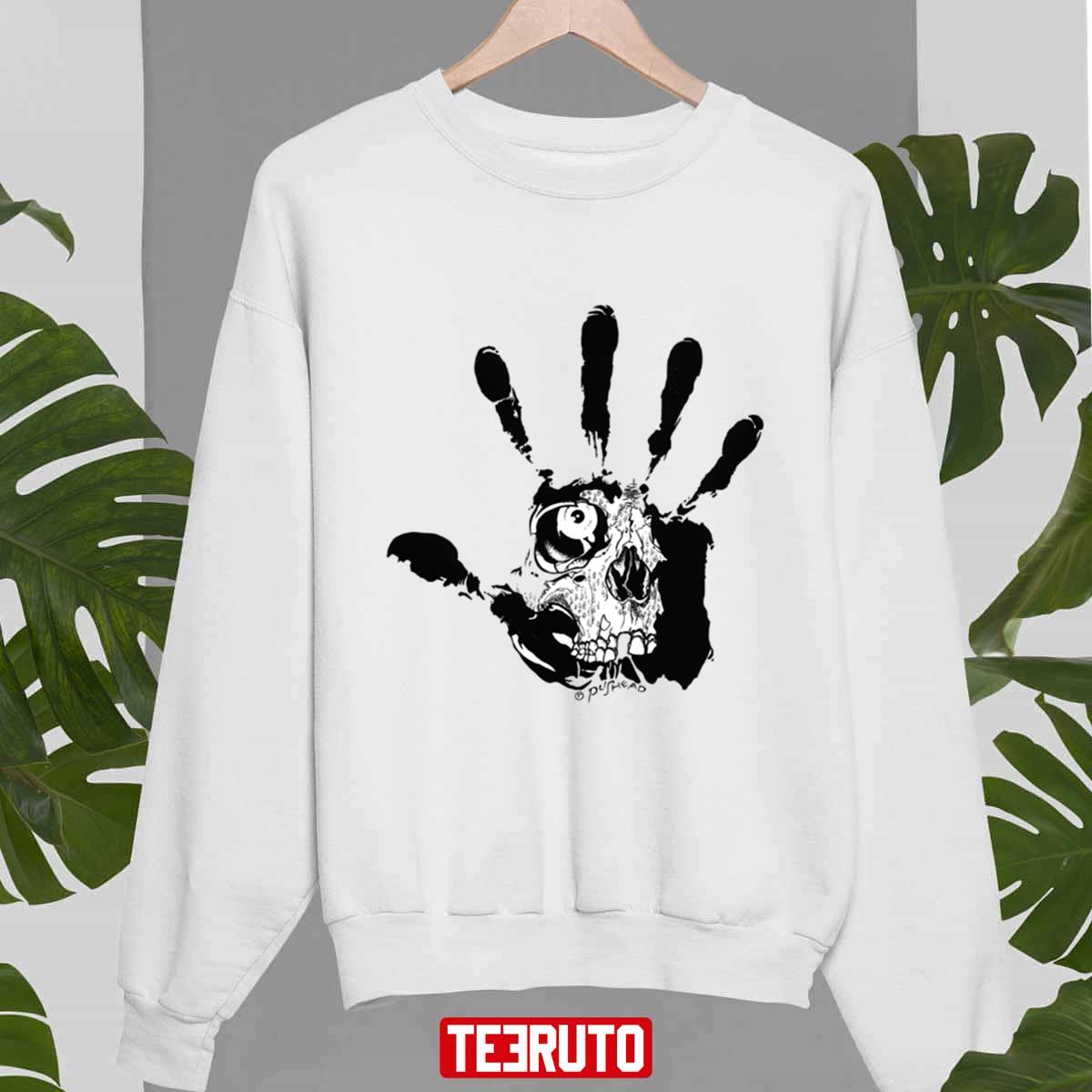 Pushead Hand Of Fear Halloween Unisex Sweatshirt