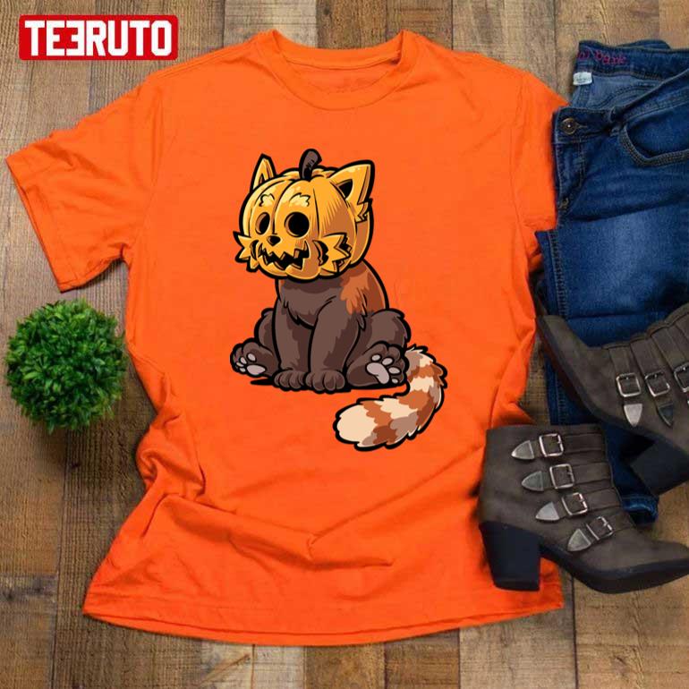 Red Pumpkin Halloween Unisex T-Shirt