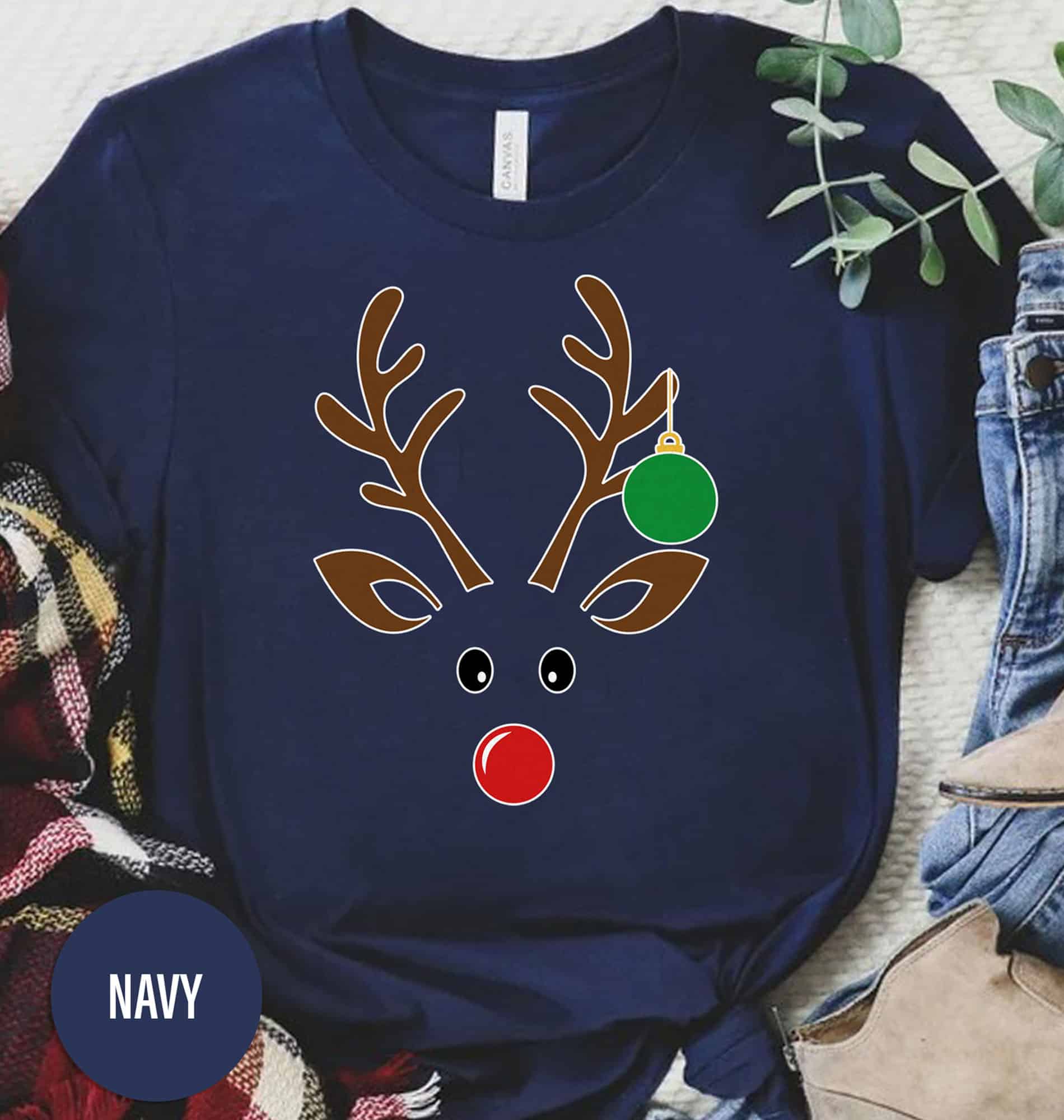 Reindeer Delight: Festive Christmas Shirt