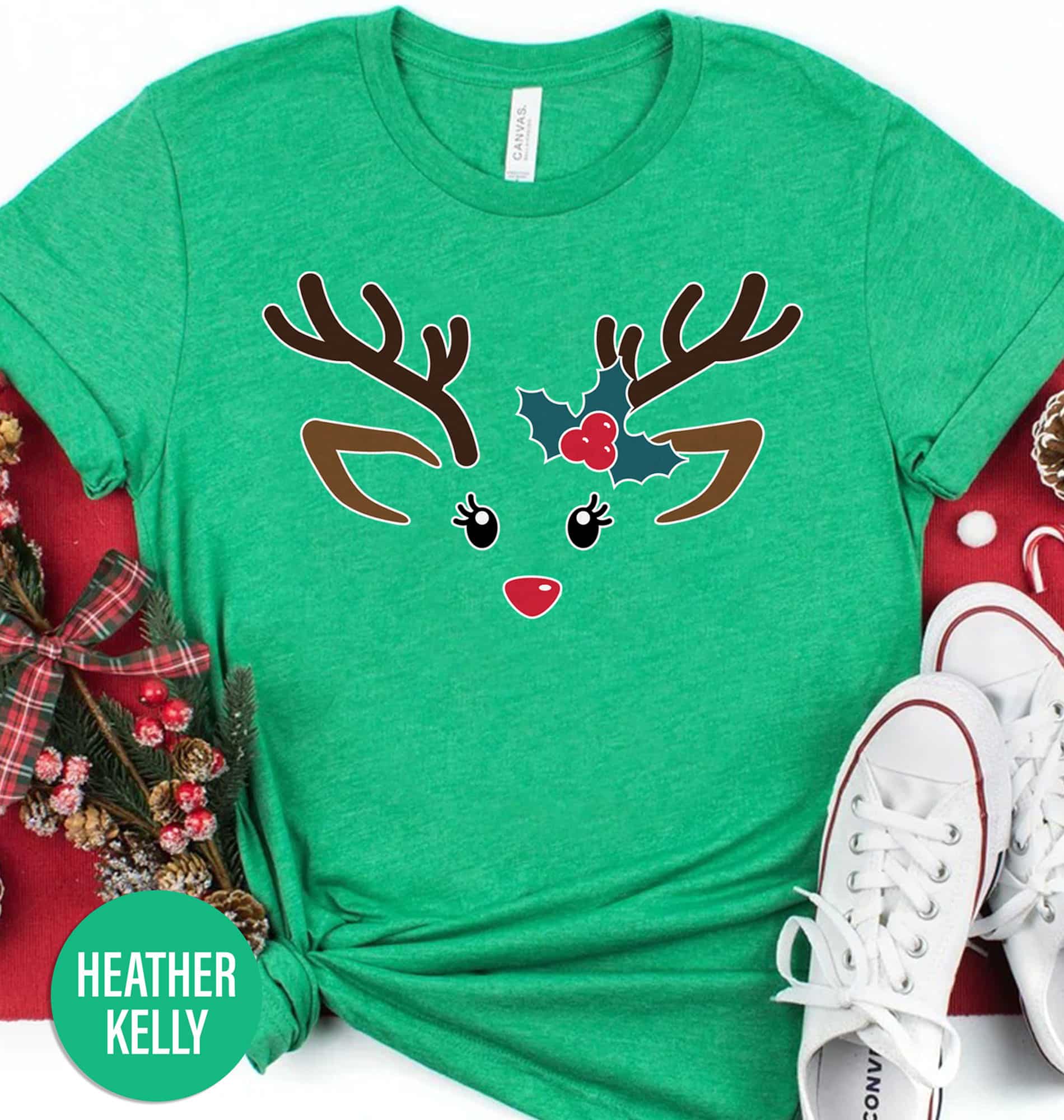 Reindeer Delight: Festive Christmas Shirt