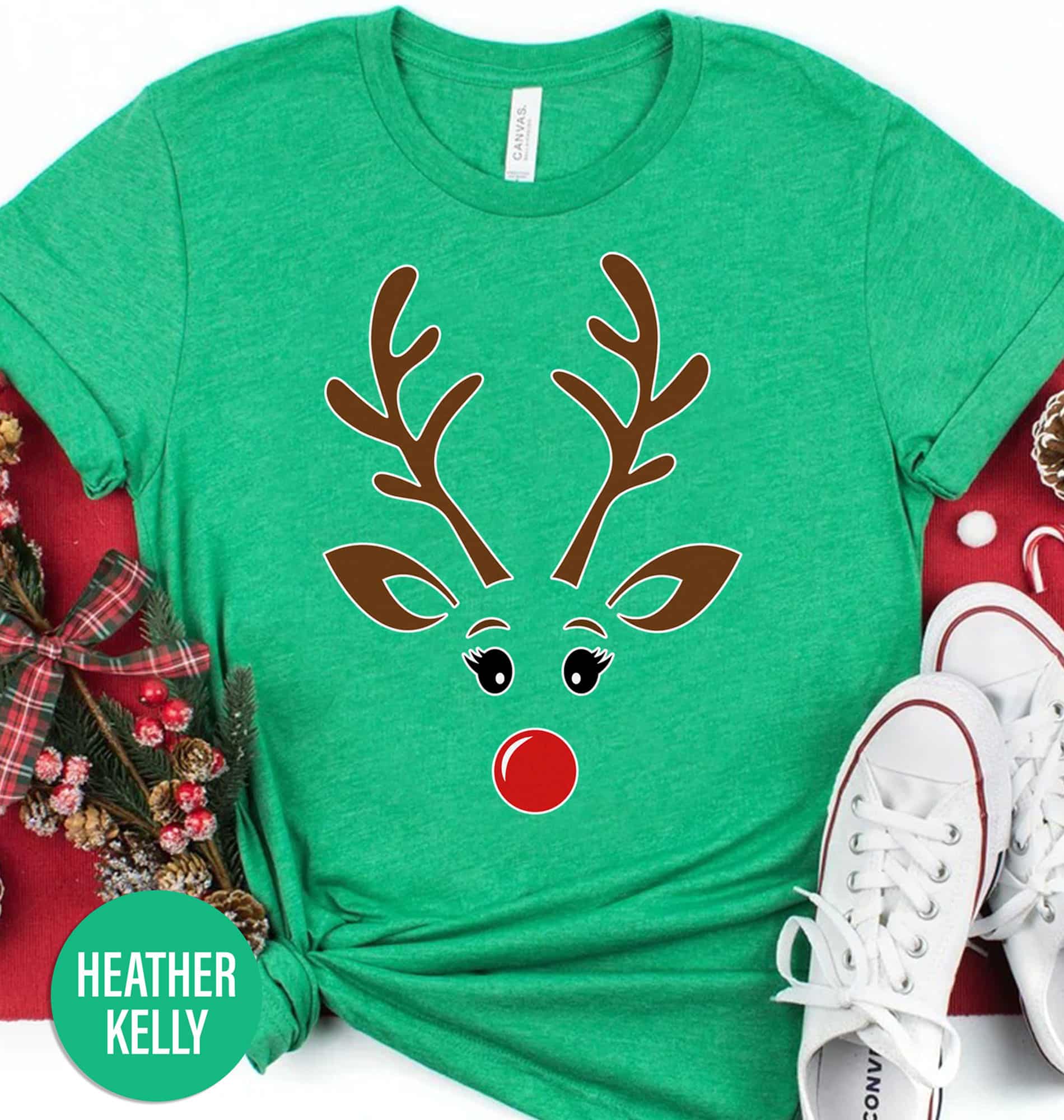 Reindeer Delight: Festive Christmas Shirt