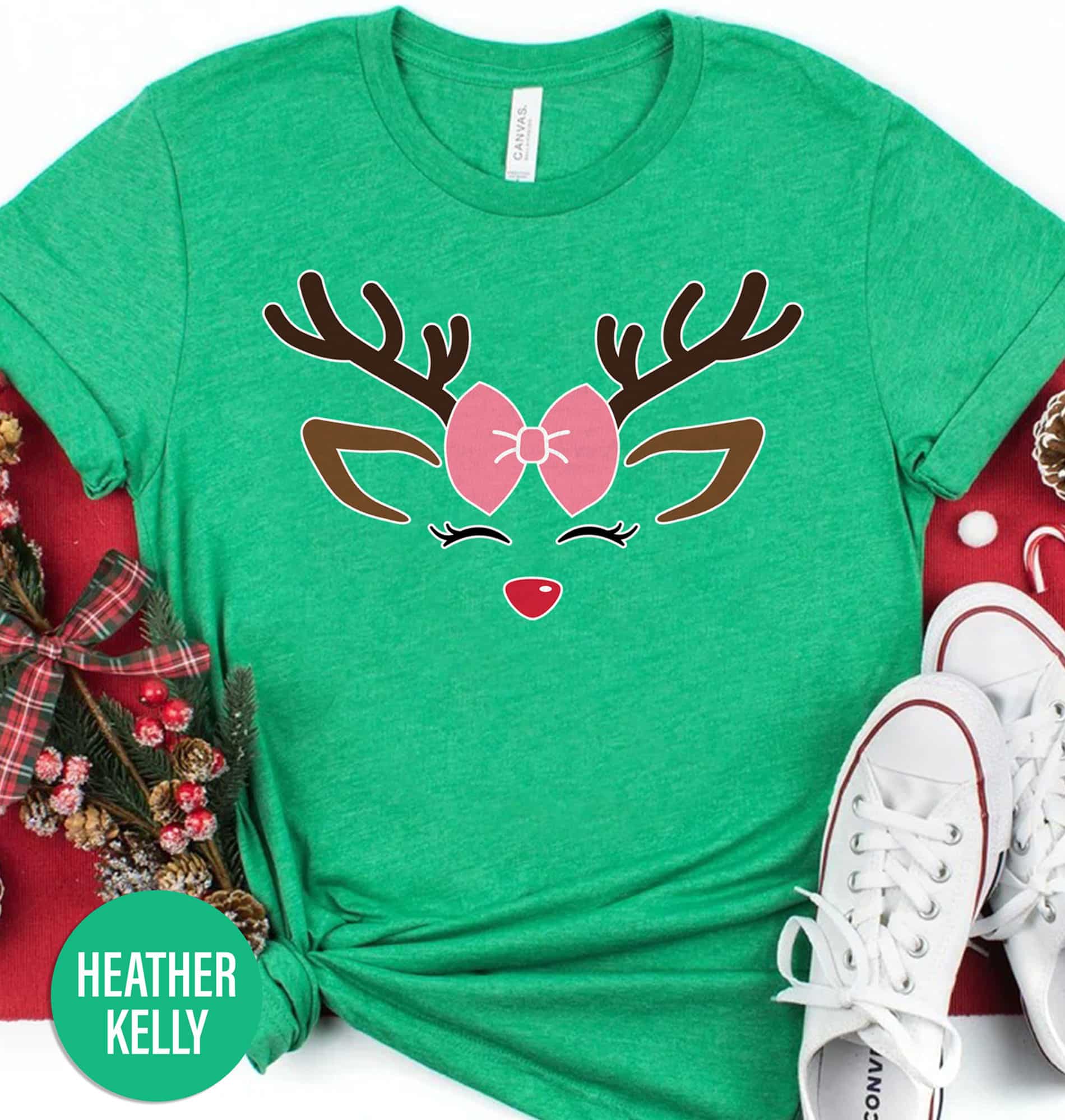 Reindeer Delight: Festive Christmas Shirt