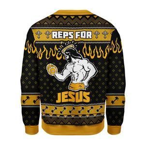 Reps For Jesus Ugly Christmas Sweater | For Men & Women | Adult | US3374- Best Christmas Gifts 2023