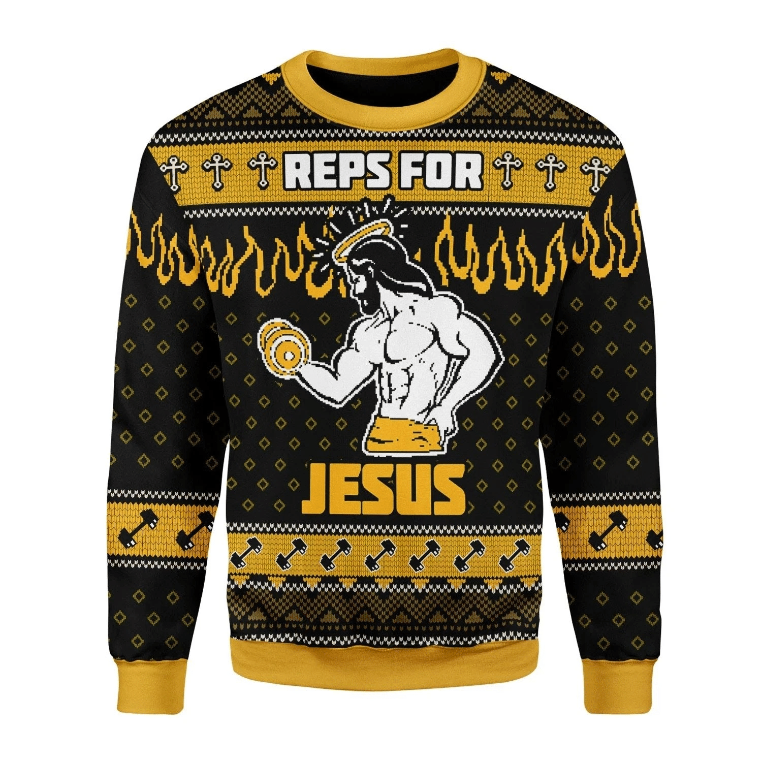 Reps For Jesus Ugly Christmas Sweater | For Men & Women | Adult | US3718- Best Christmas Gifts 2023