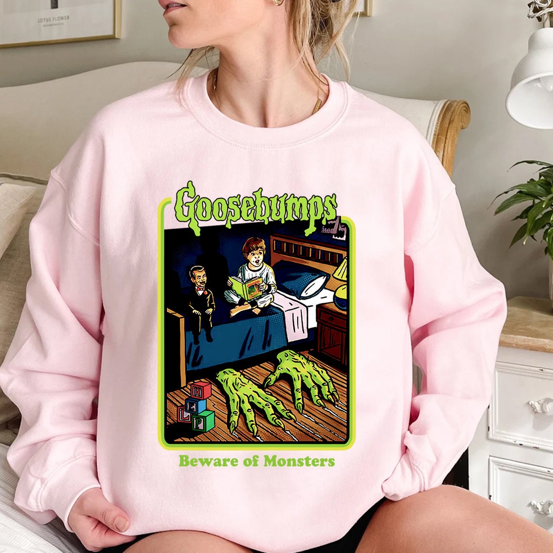 Retro Goosebumps Horror Halloween Movie Sweatshirt