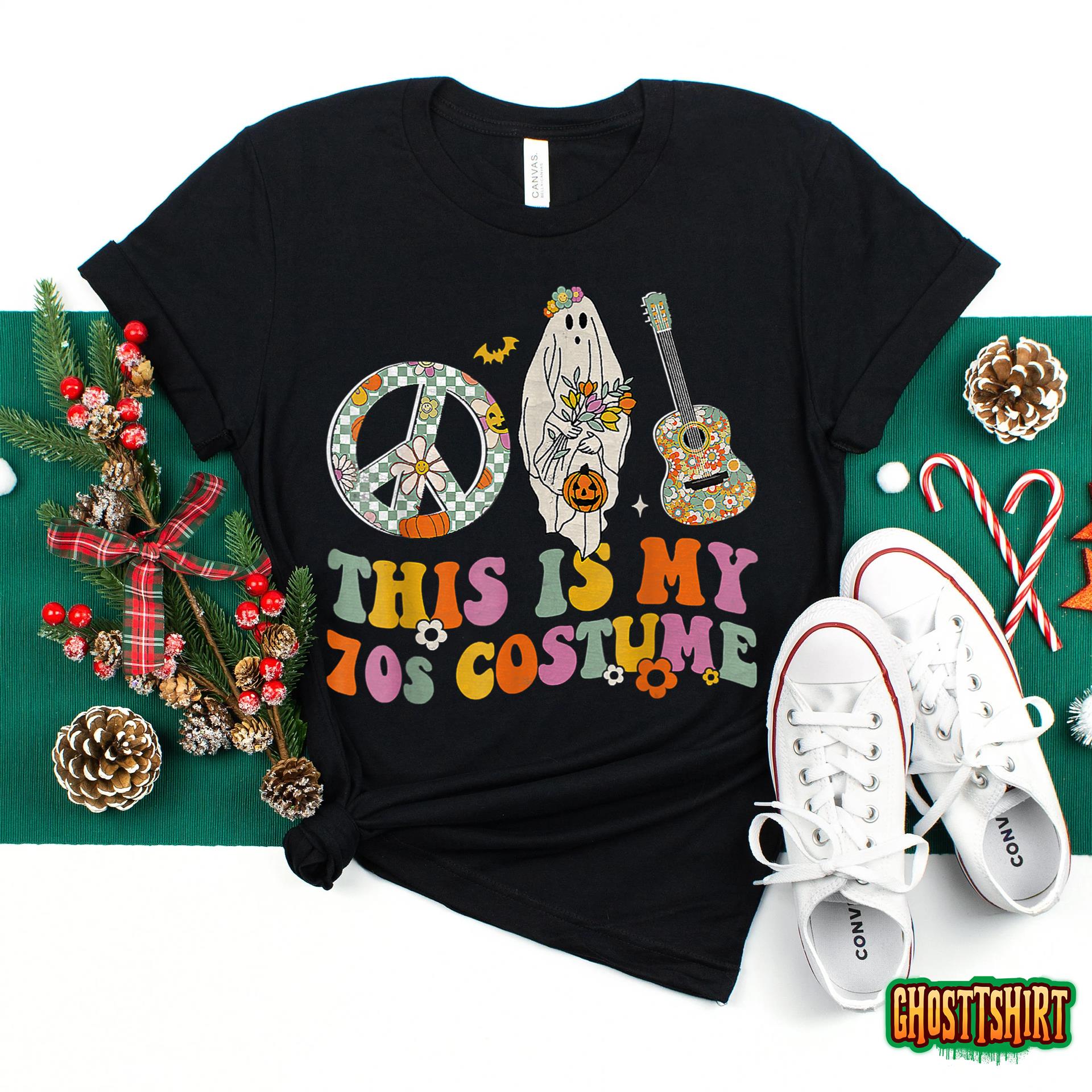 Retro Groovy This is My 70s Costume Halloween Funny Gifts T-Shirt