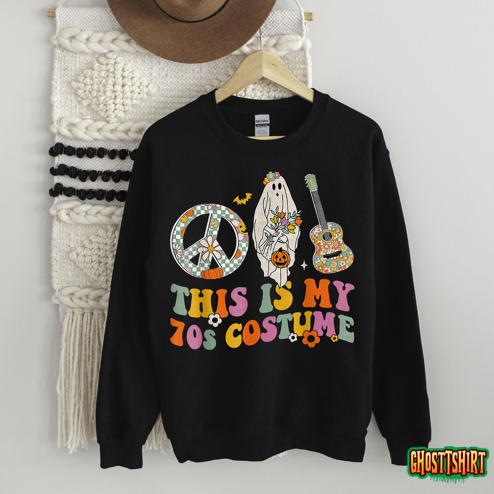 Retro Groovy This is My 70s Costume Halloween Funny Gifts T-Shirt