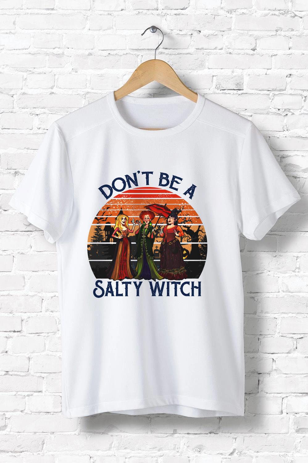 Retro Hocus Pocus Don’t Be A Salty Witch T-Shirt