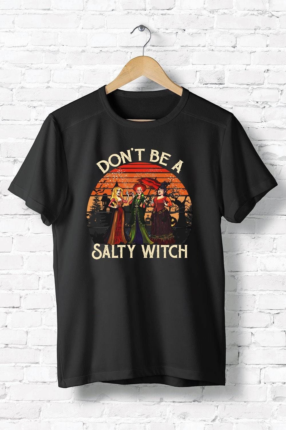 Retro Hocus Pocus Don’t Be A Salty Witch T-Shirt