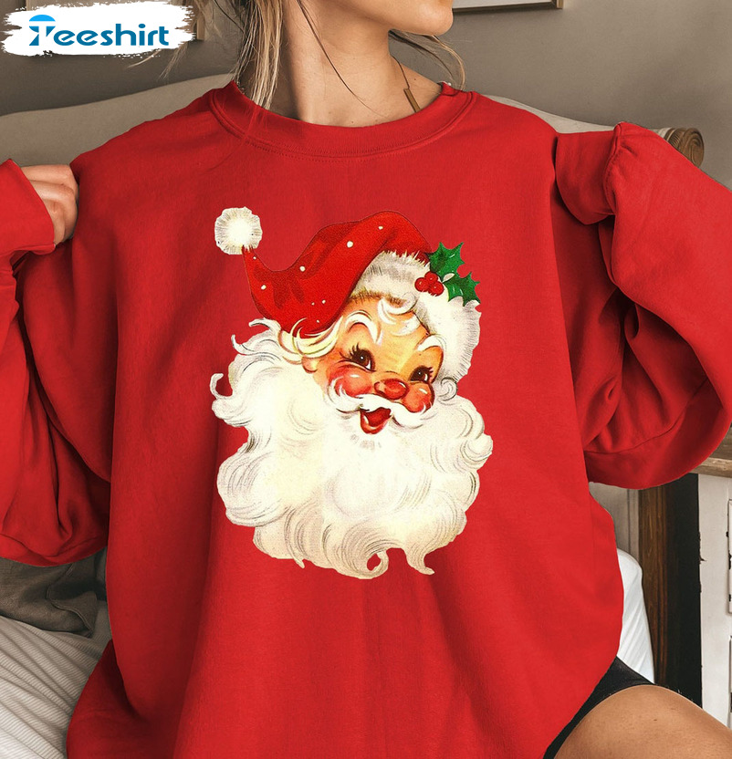 Retro Santa Shirt – Christmas Unisex T-shirt Short Sleeve