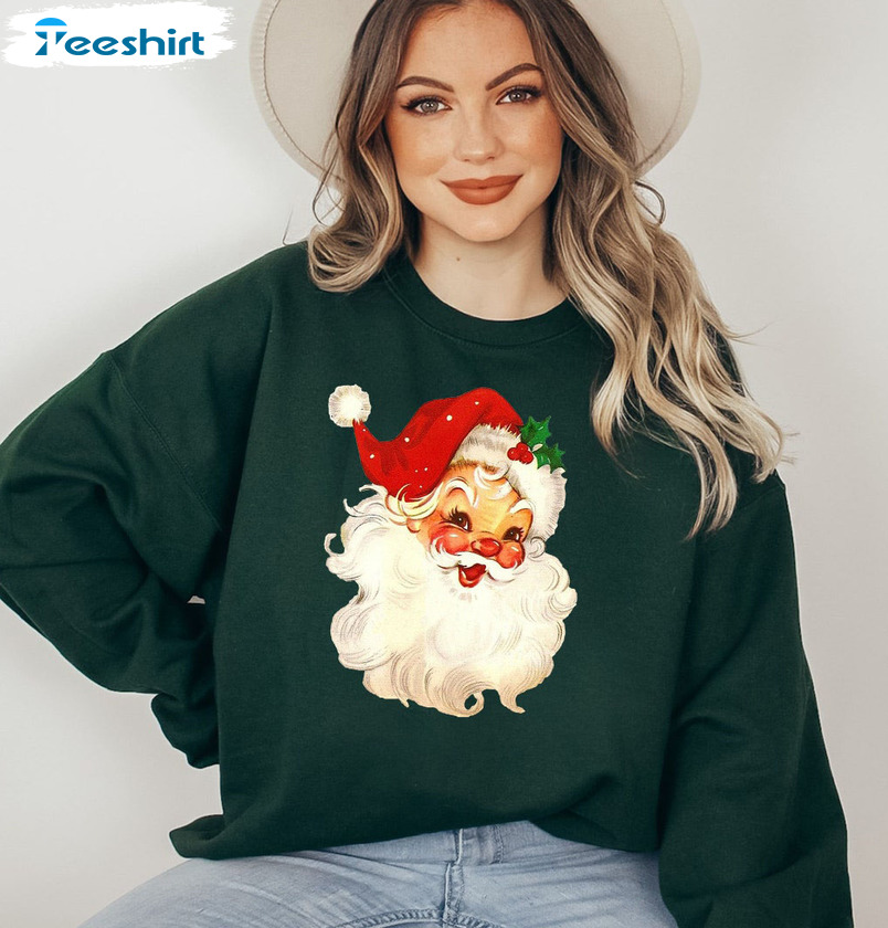 Retro Santa Shirt – Christmas Unisex T-shirt Short Sleeve