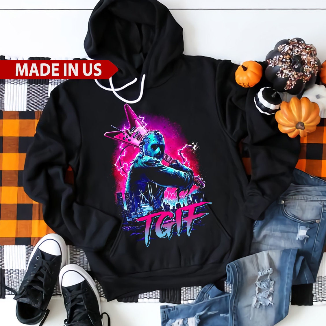 Retro TGIF Friday the 13th Hoodie