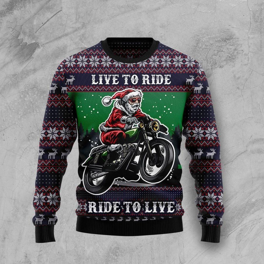 Riding Motor Ugly Christmas Sweater | For Men & Women | Adult | US1443- Best Christmas Gifts 2023