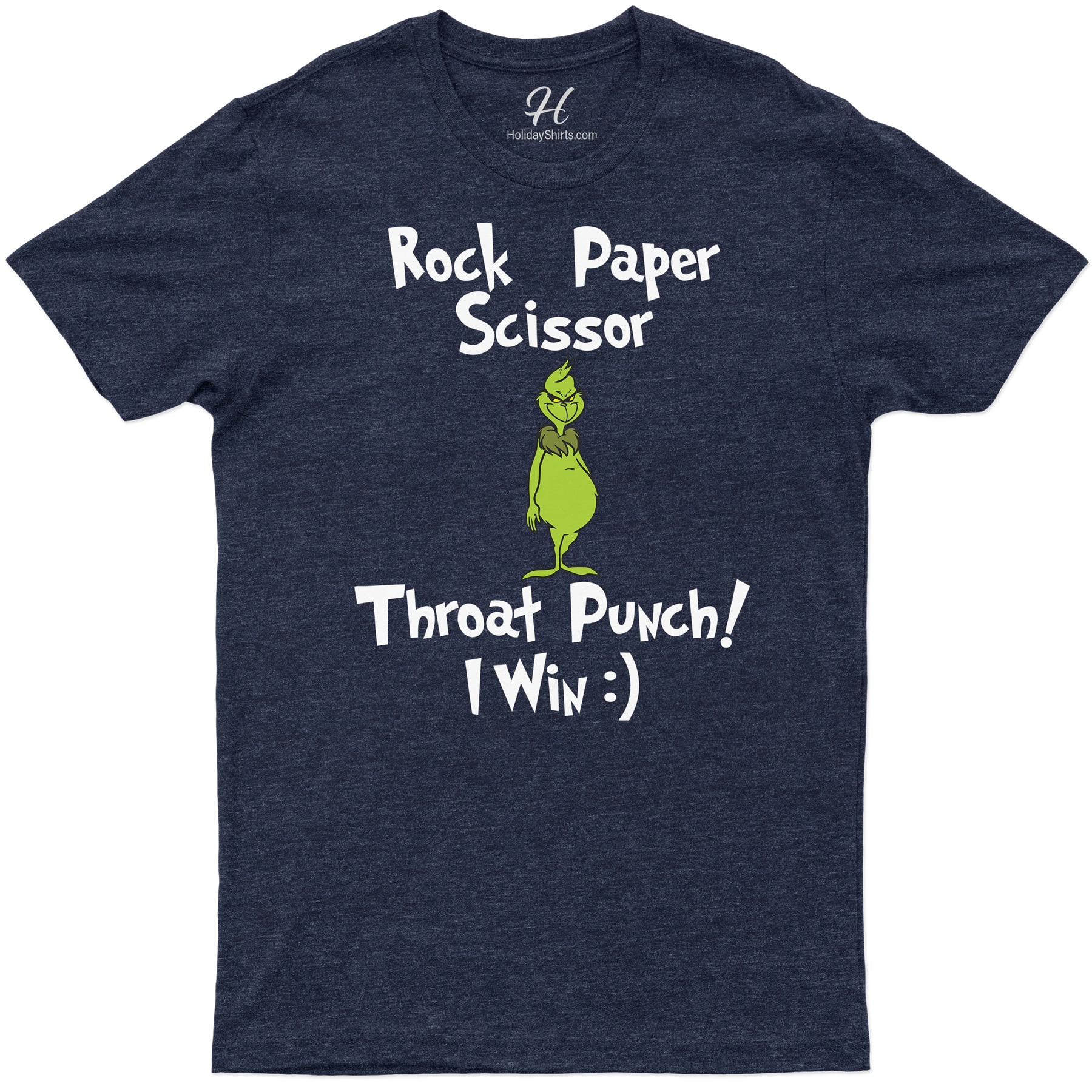 Rock Paper Scissors Xmas Shirt