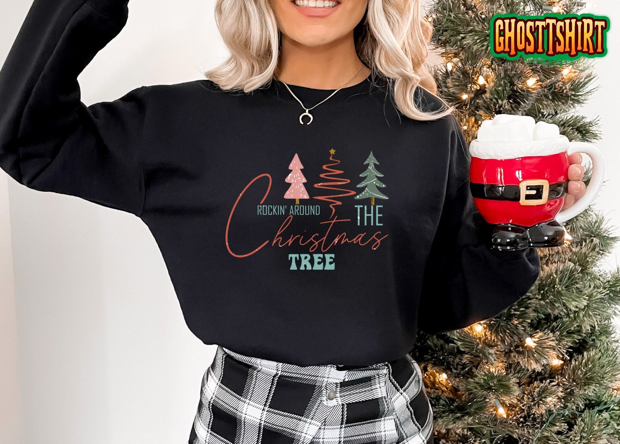 Rockin Around the Christmas Tree Unisex Sweatshirt