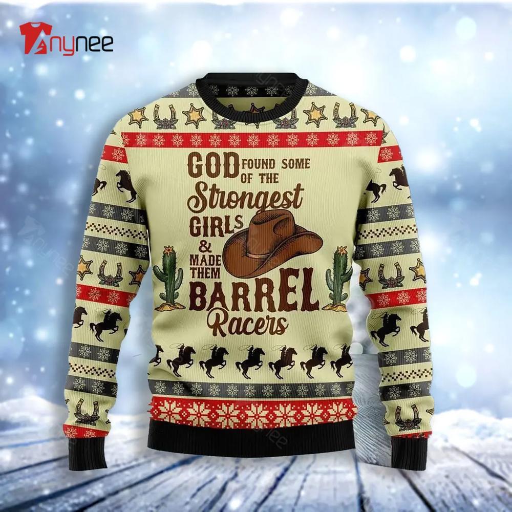 Rodeo Girl Ugly Christmas Sweater- Best Christmas Gifts 2023