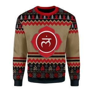 Root Chakra Ugly Christmas Sweater | For Men & Women | Adult | US3589- Best Christmas Gifts 2023