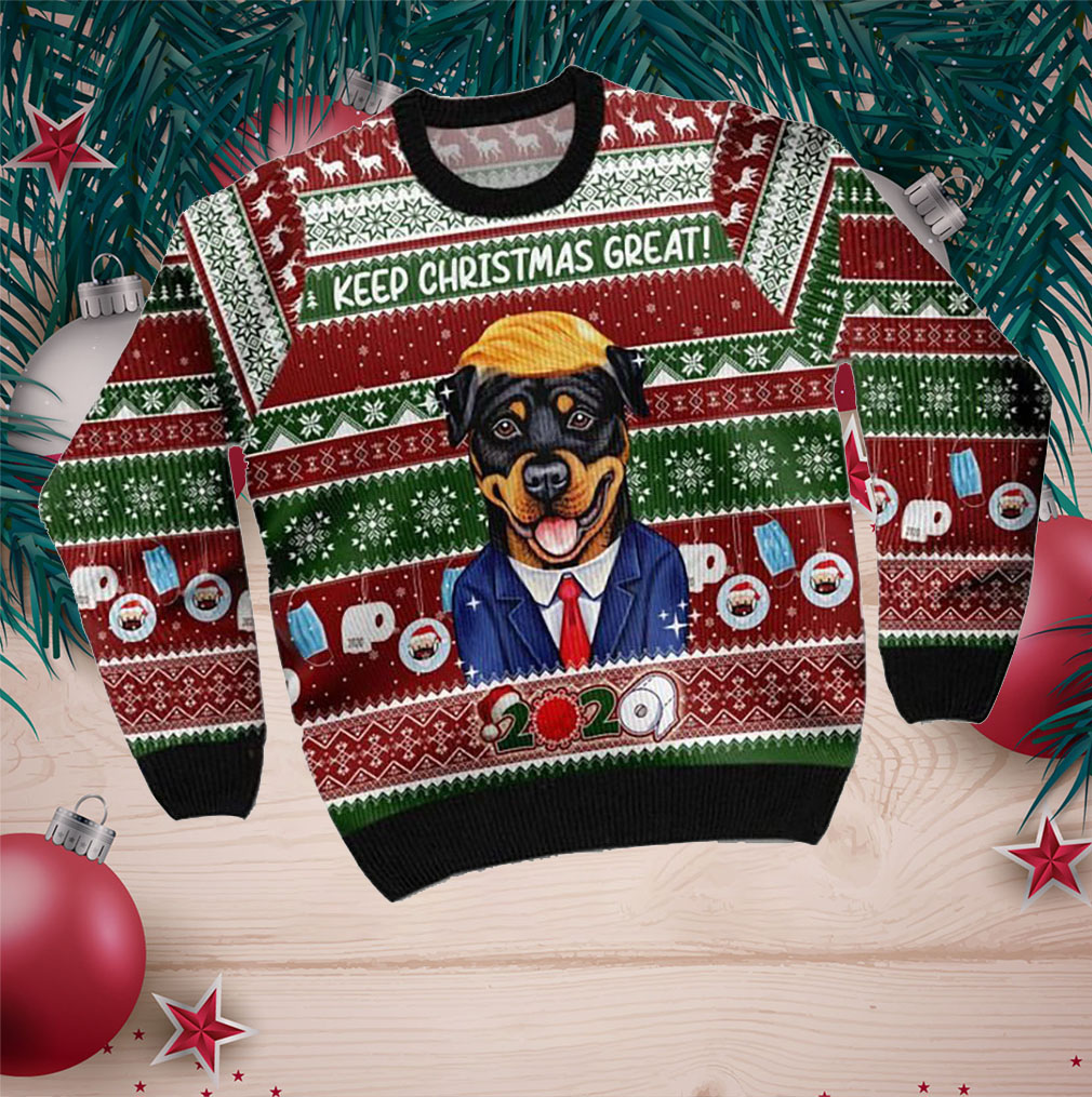 Rottweiler Keep Christmas Great 2020 Ugly Sweater For Pet Lovers On Christmas Day- Best Christmas Gifts 2023