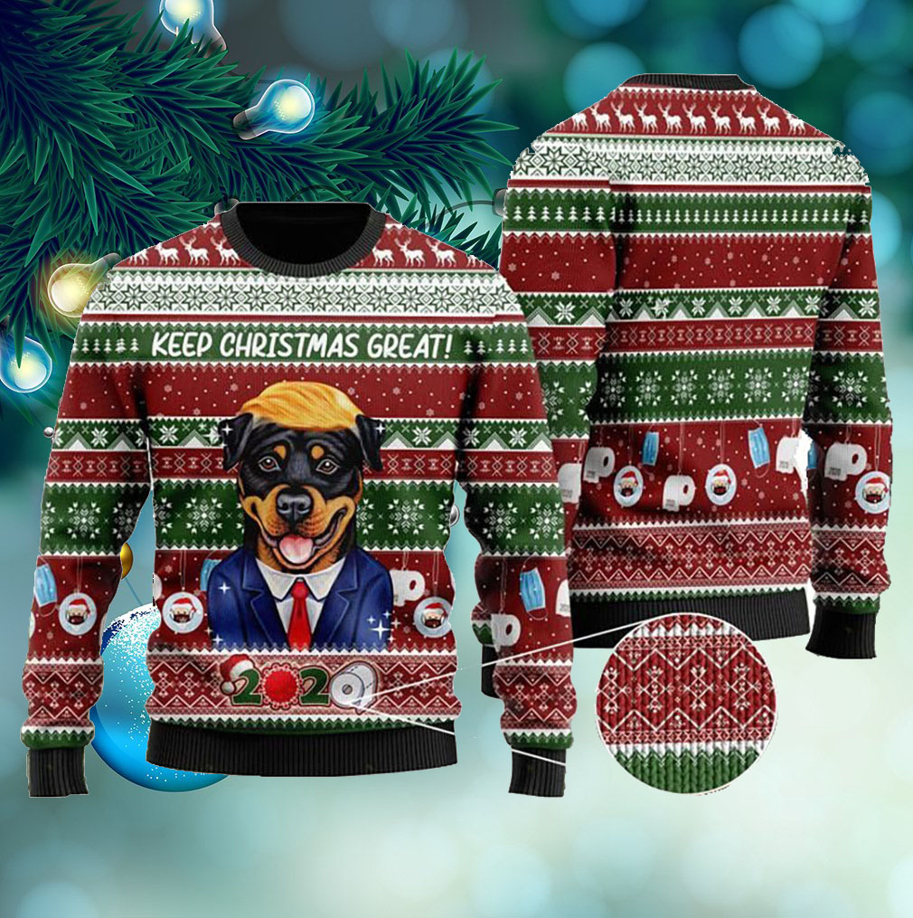 Rottweiler Keep Christmas Great 2020 Ugly Sweater For Pet Lovers On Christmas Day- Best Christmas Gifts 2023