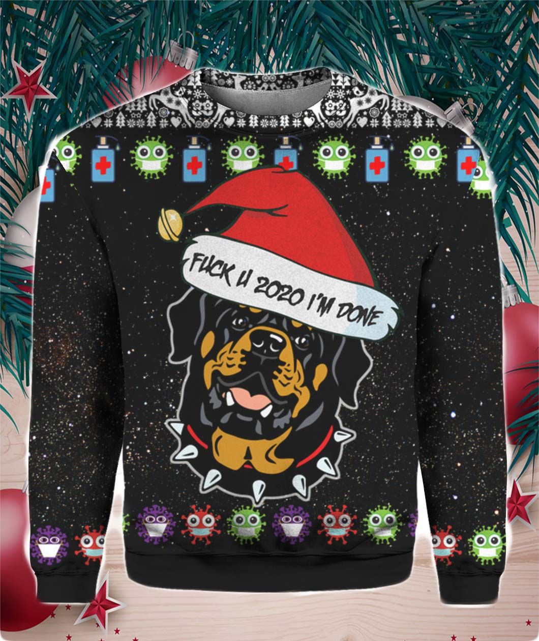 Rottweiler Ugly Christmas Sweater | For Men & Women | Adult | US3267- Best Christmas Gifts 2023