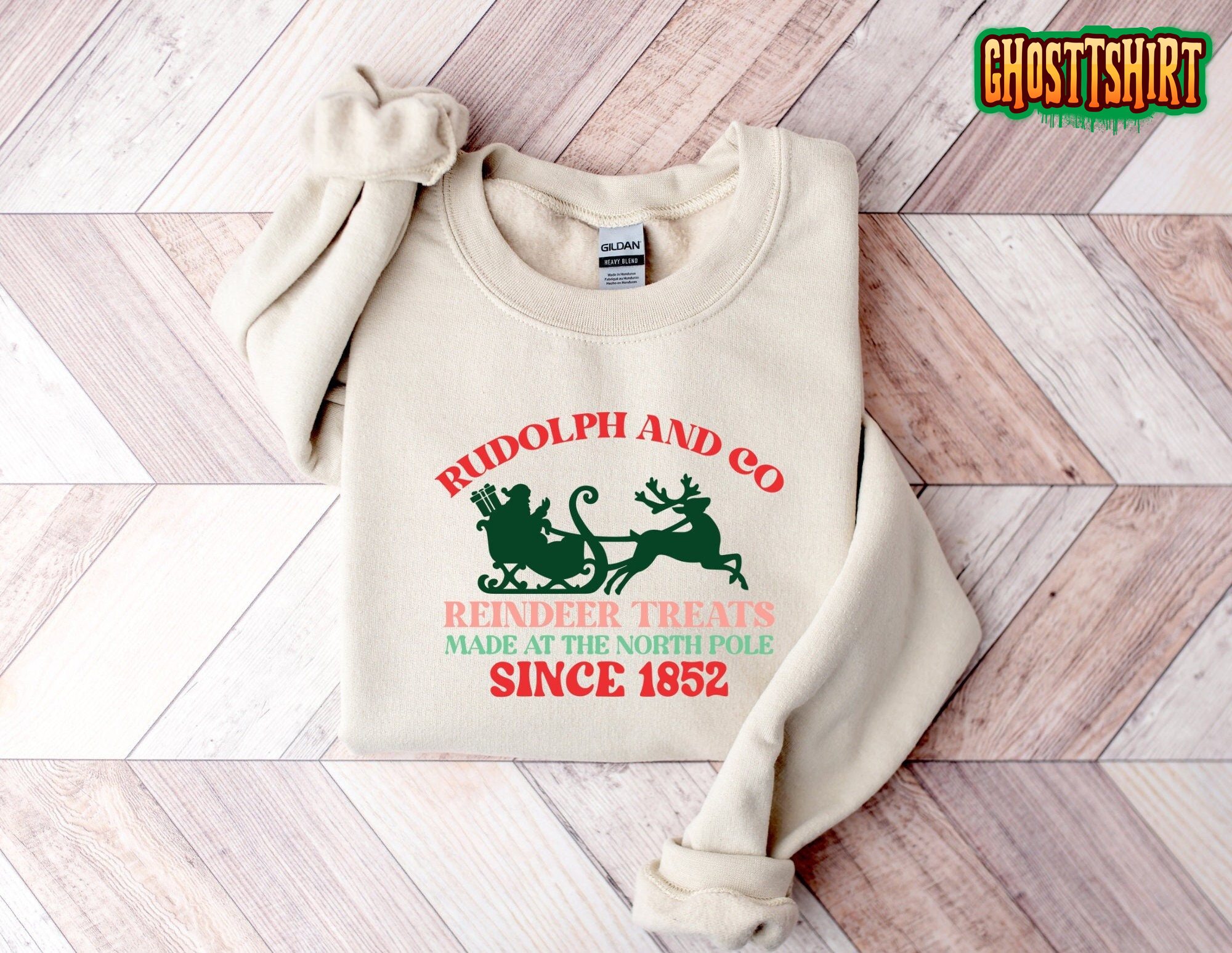 Rudolph And Co Christmas Sweatshirt