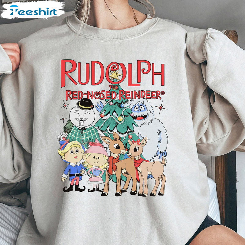 Rudolph The Red Nosed Reindeer Christmas Shirt – Rudolph Christmas Movie Unisex Hoodie Tank Top